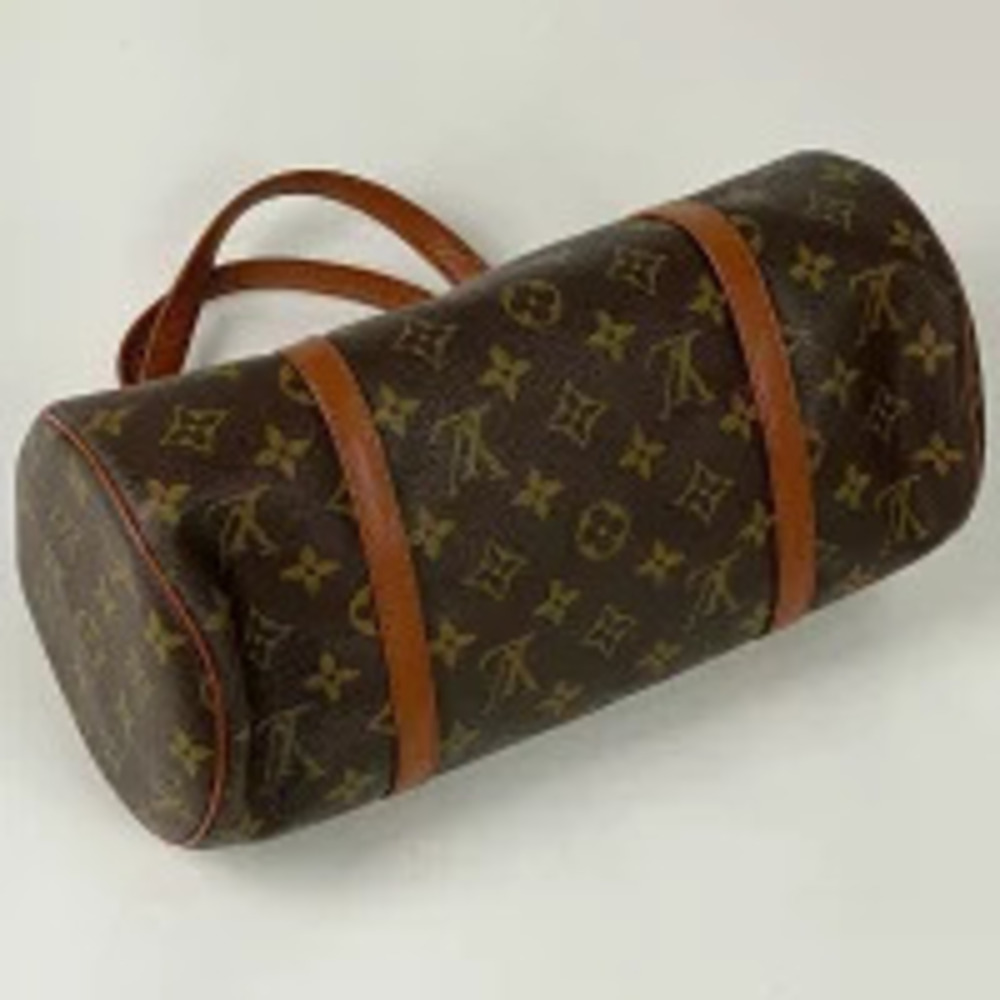Louis Vuitton cylindrical Barrel handbag Monogram Bag Papillon brown
